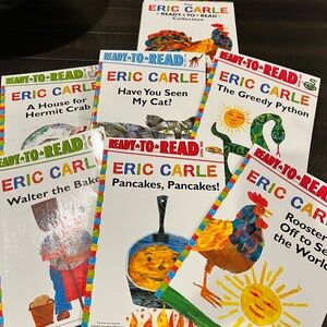 Eric Carle Ready-to-Read Book Set of 6 books